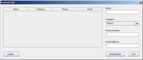 Application 2 Main View
